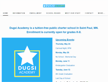 Tablet Screenshot of dugsiacademy.org